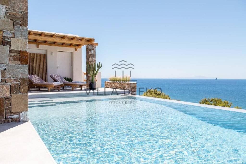 Villa Lefko Mégas Yialós-Nítes المظهر الخارجي الصورة