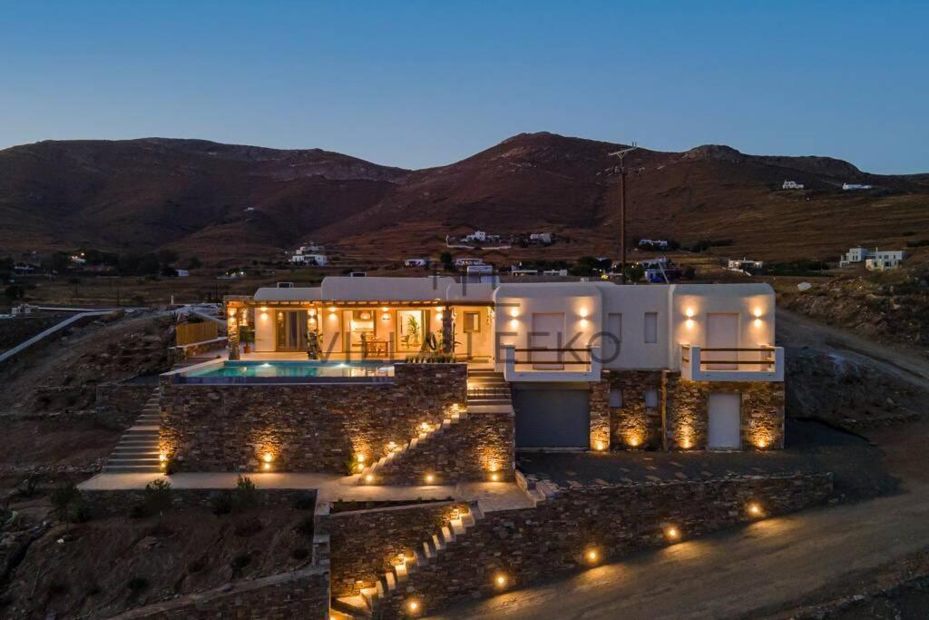 Villa Lefko Mégas Yialós-Nítes المظهر الخارجي الصورة